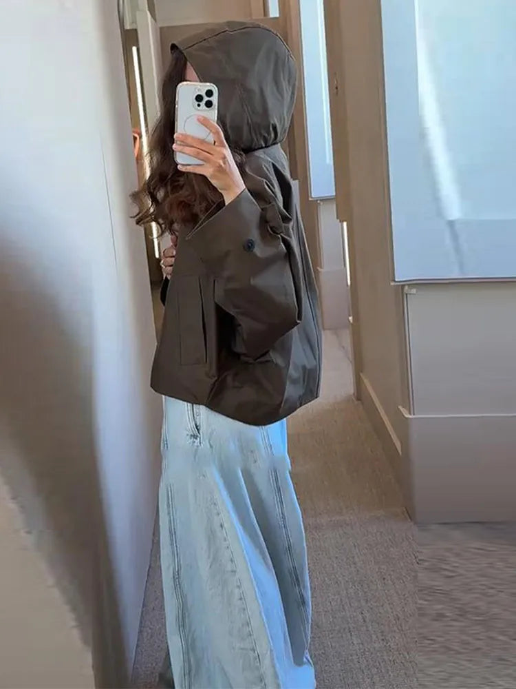 Ella | Minimalistische Hooded Jacket