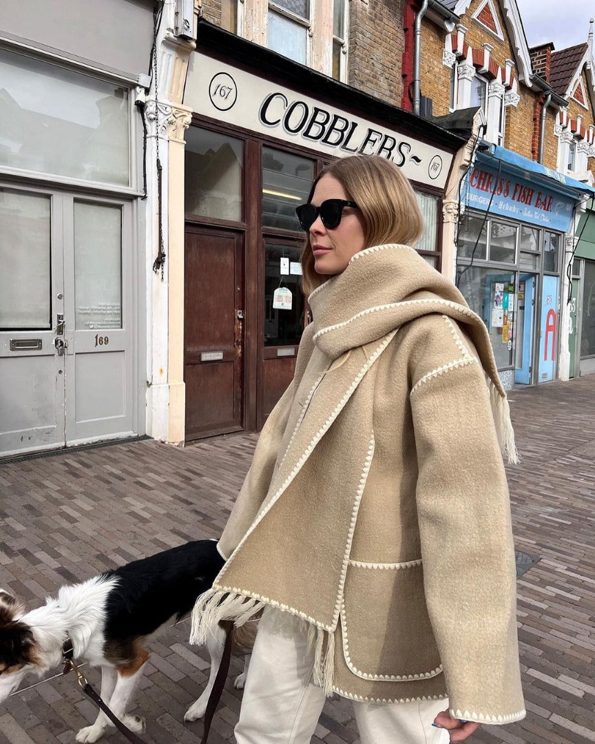 Isabelle | Fringe Wool Coat