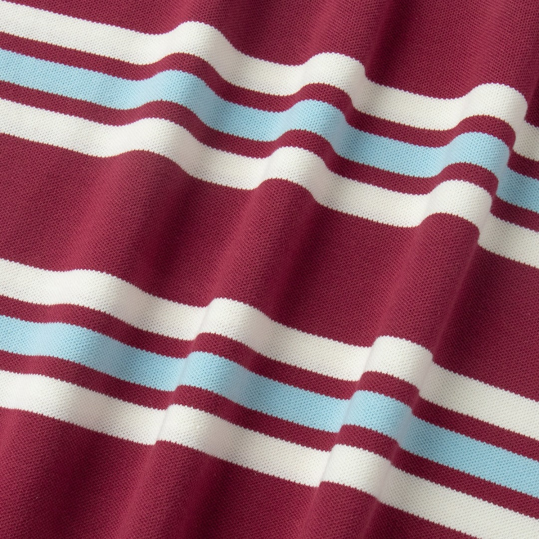 Lea | Striped Long Sleeve Polo