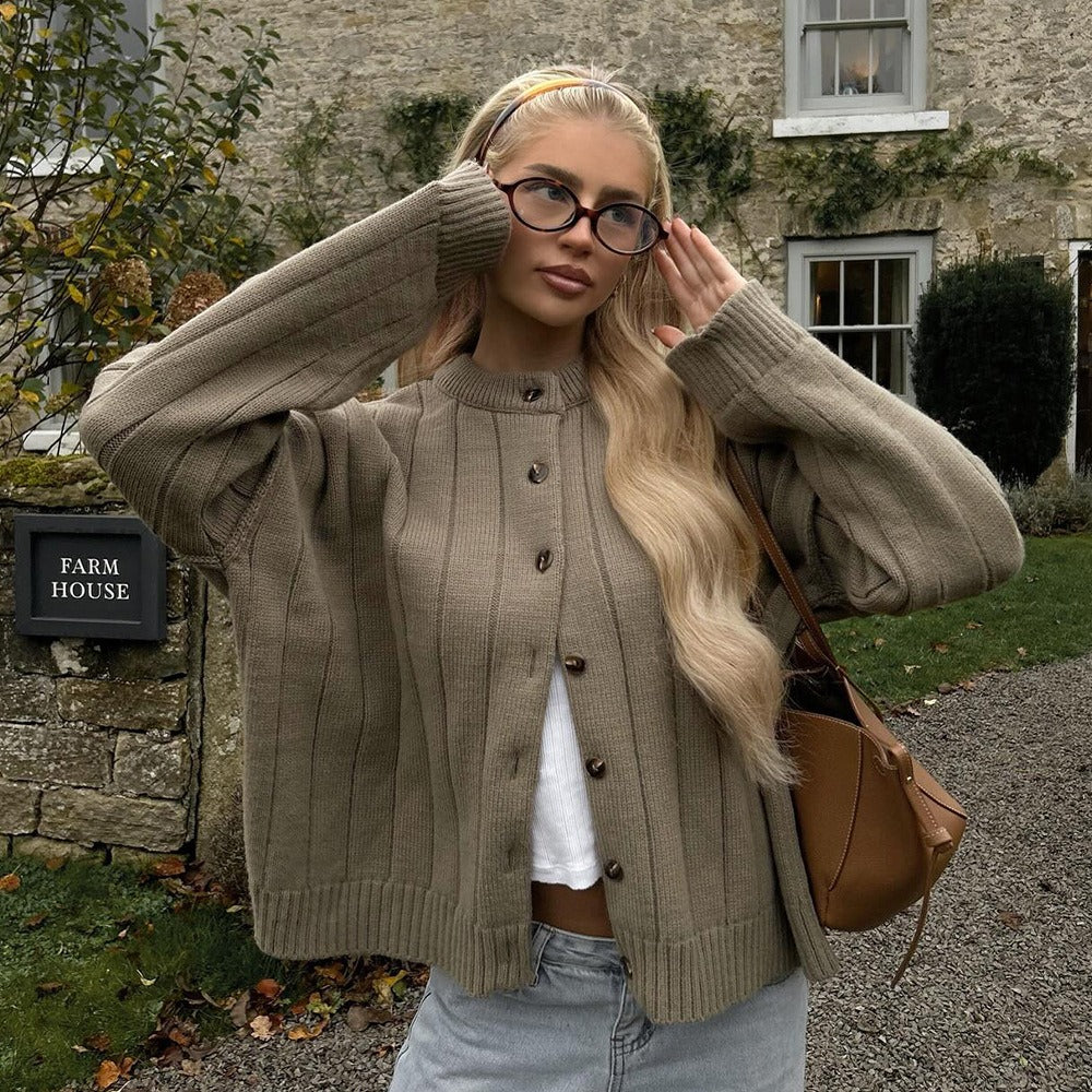 Valerie | Geribde Knit Cardigan