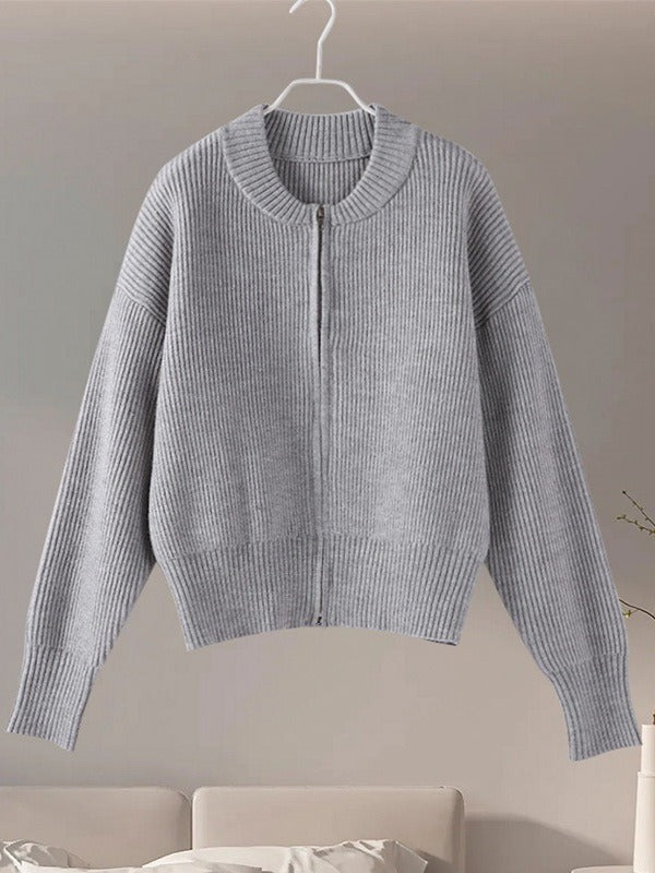 Olivia | Gebreide Zip Cardigan