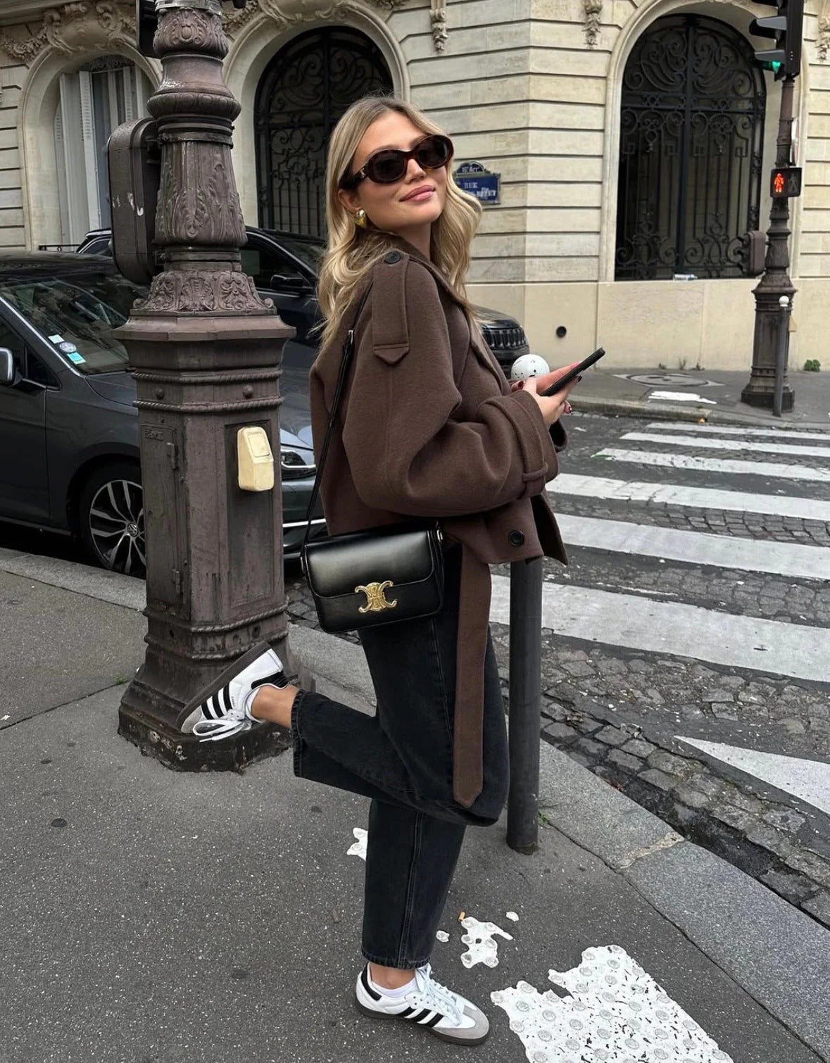 Fleur | Cropped Wool Coat