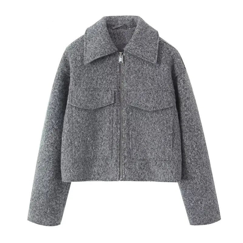 Jana | Cropped Wool Jacket